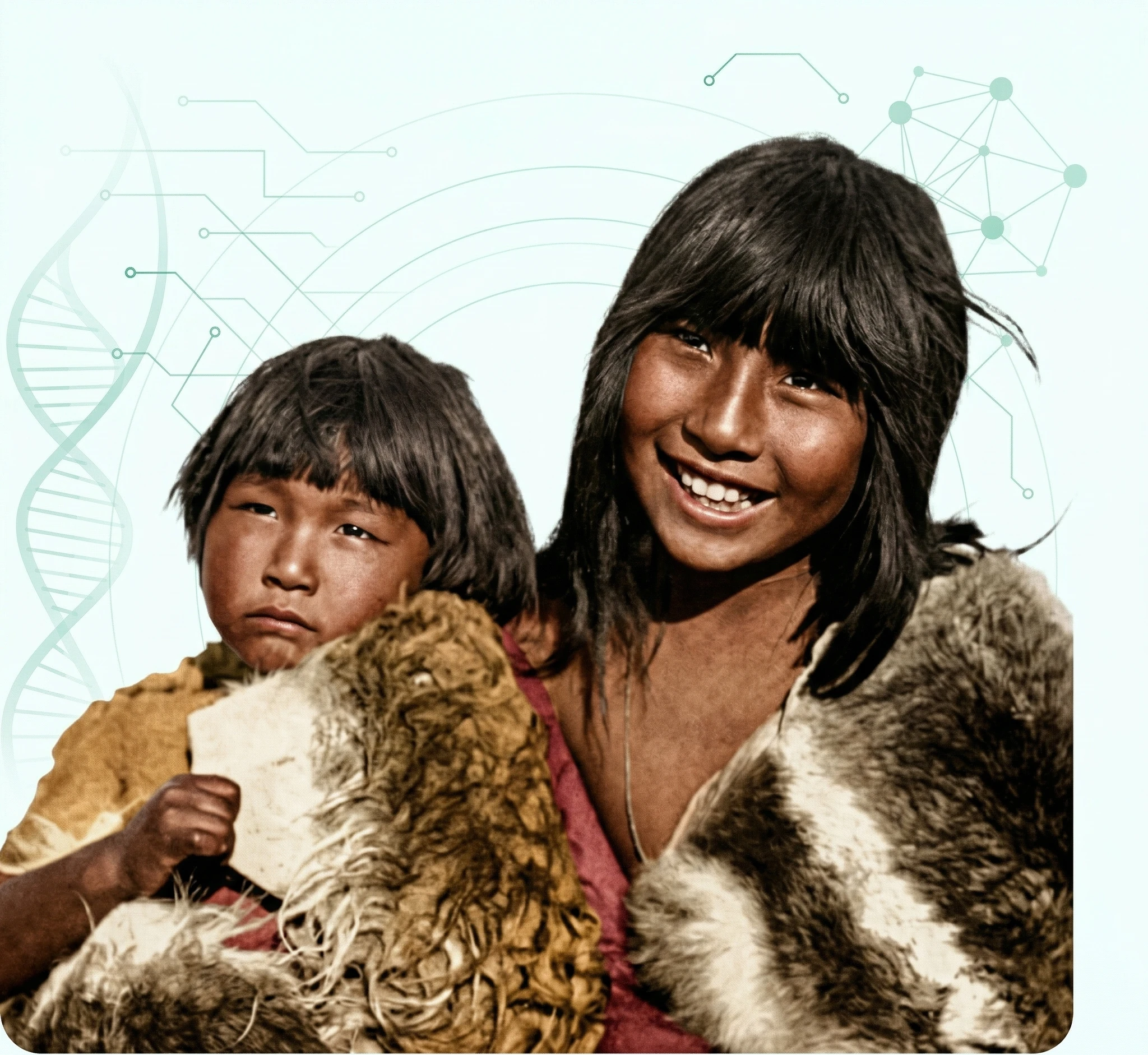 Niños yaganes — sabiduría ancestral del sur de Chile